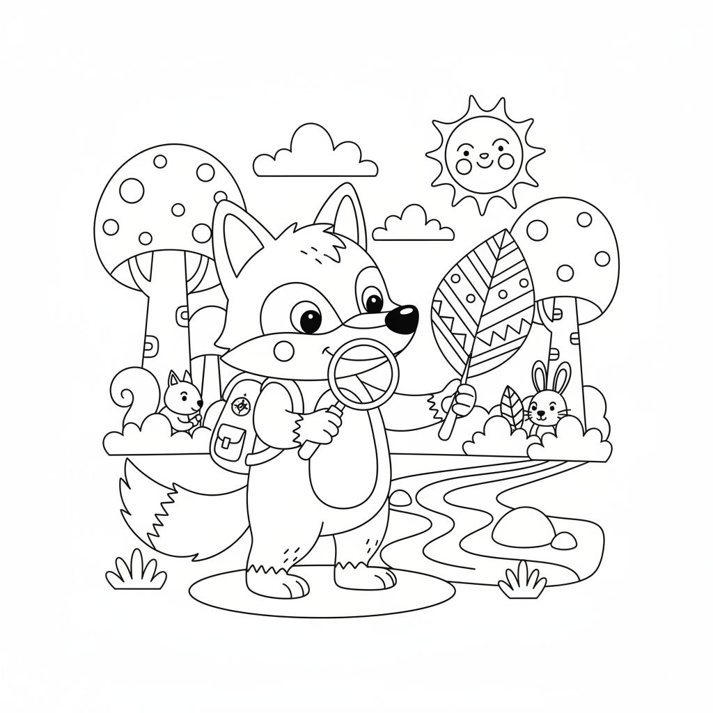 Coloriage loup coloriage maternelle 2