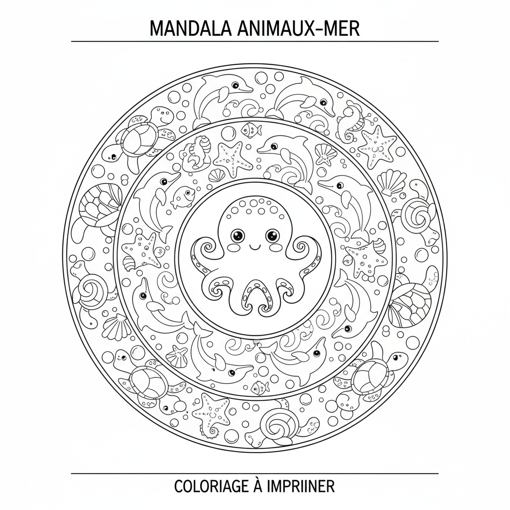Coloriage mandala a imprimer coloriage 2