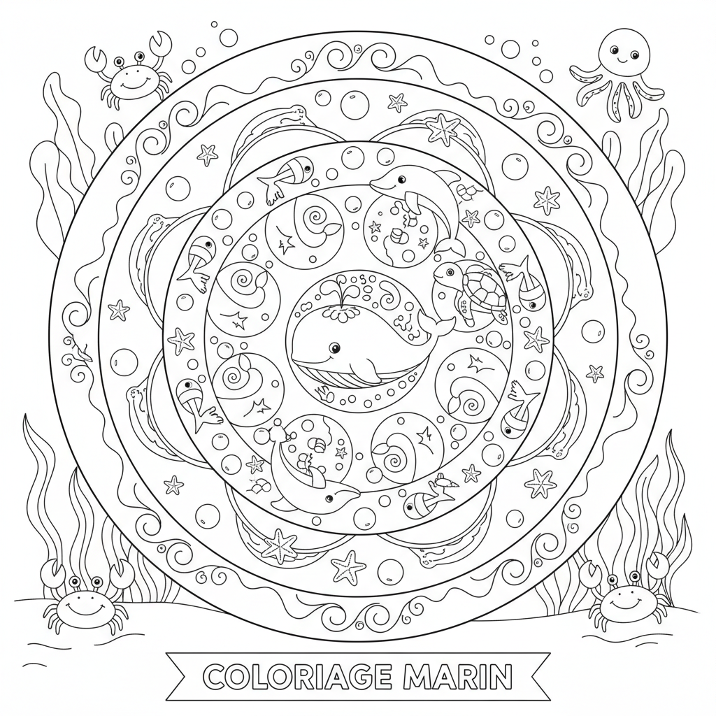 Coloriage mandala a imprimer coloriage 3
