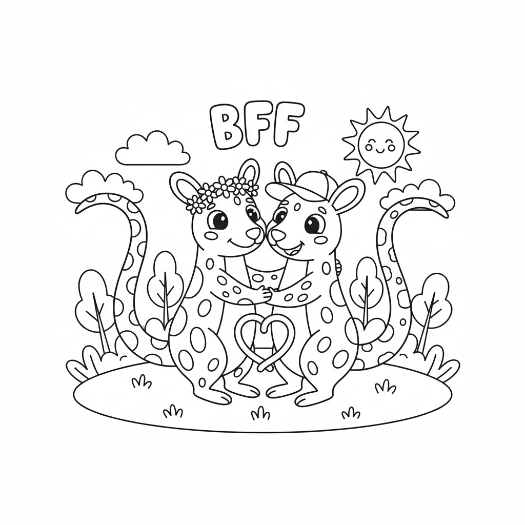 Coloriage marsupilami coloriage 2