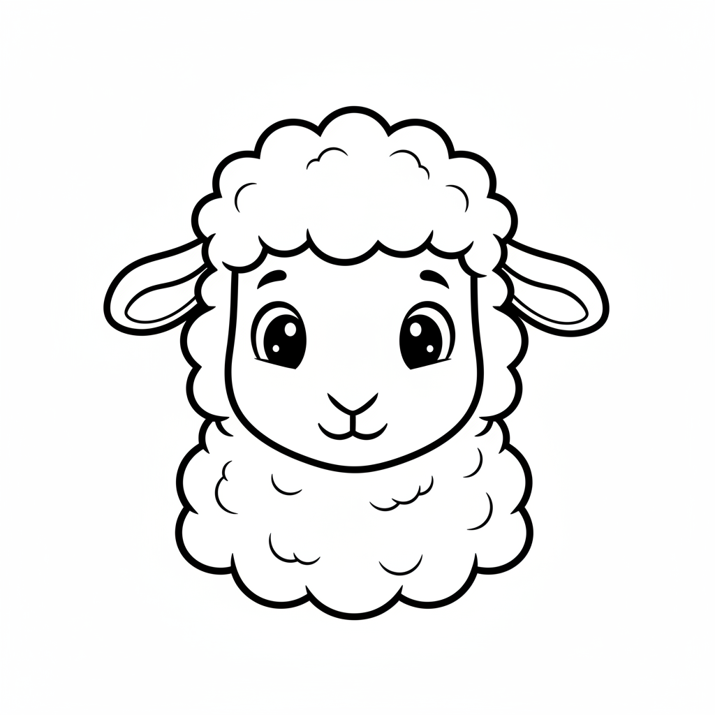 Coloriage mouton coloriage 4