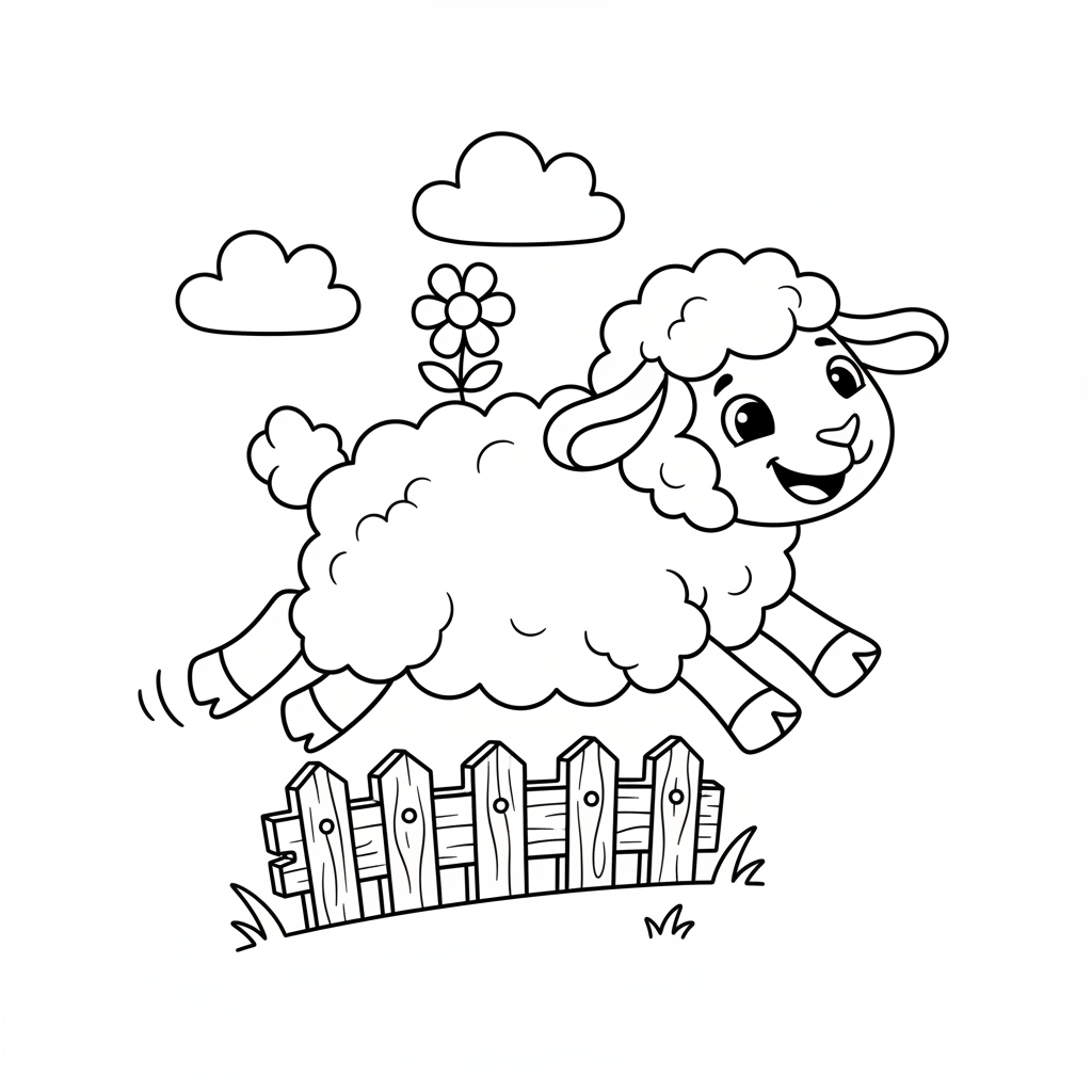 Coloriage mouton coloriage 5