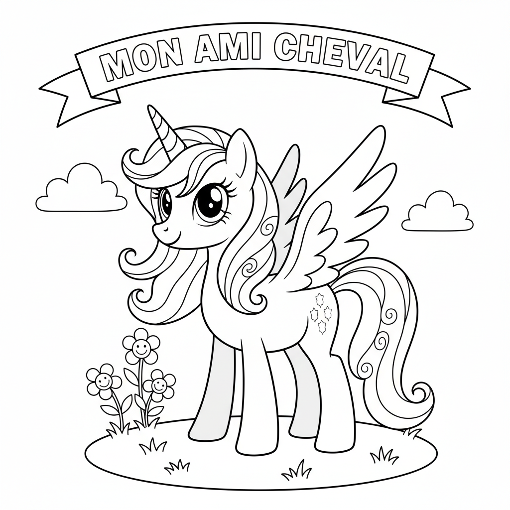 Coloriage my little pony coloriage 2