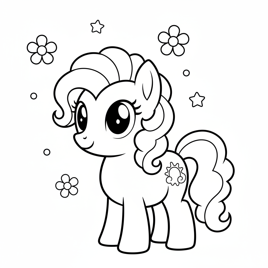 Coloriage my little pony coloriage 4
