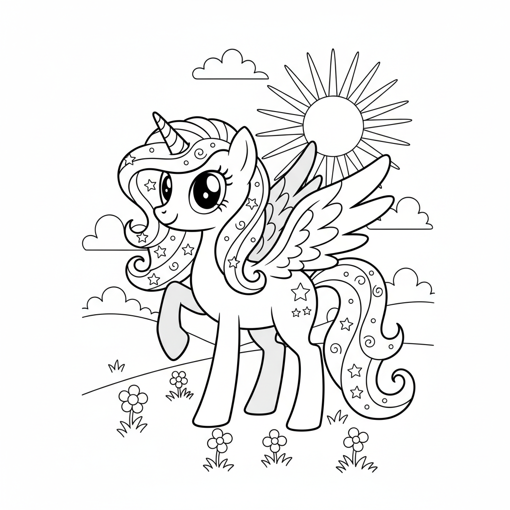 Coloriage my little pony coloriage à imprimer 2
