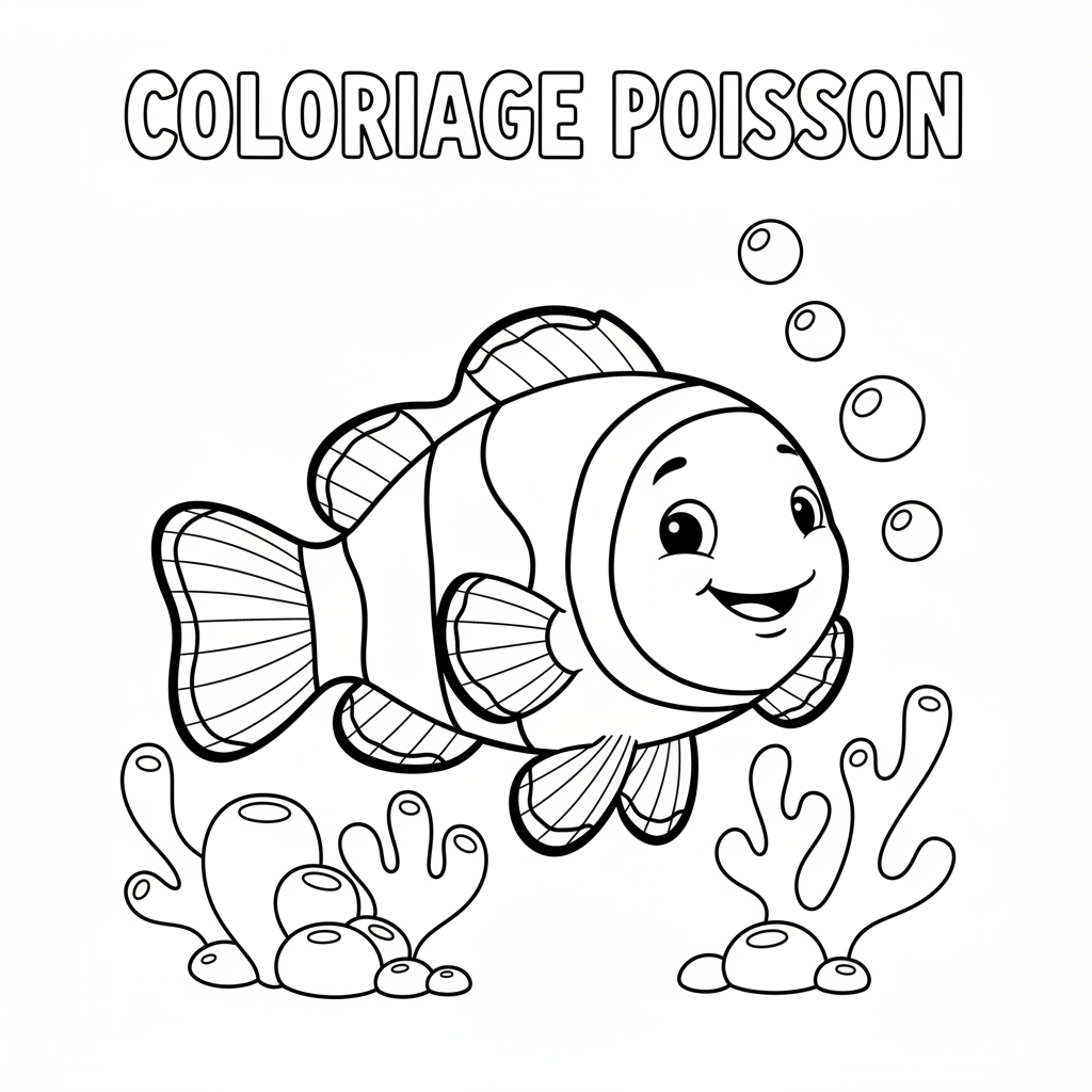 Coloriage nemo coloriage 1