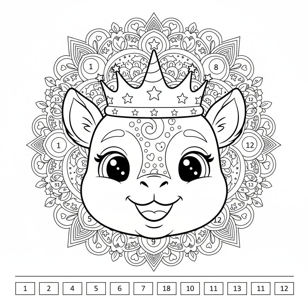 Coloriage nuancier coloriage mystère disney 4