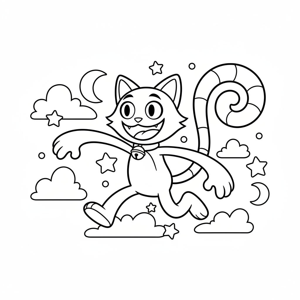 Coloriage poppy playtime coloriage 5