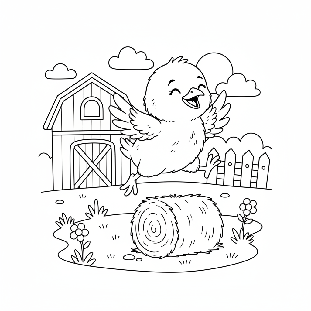 Coloriage poussin coloriage imprimer 5