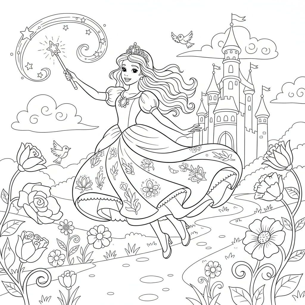 Coloriage princesse disney coloriage a imprimer 5