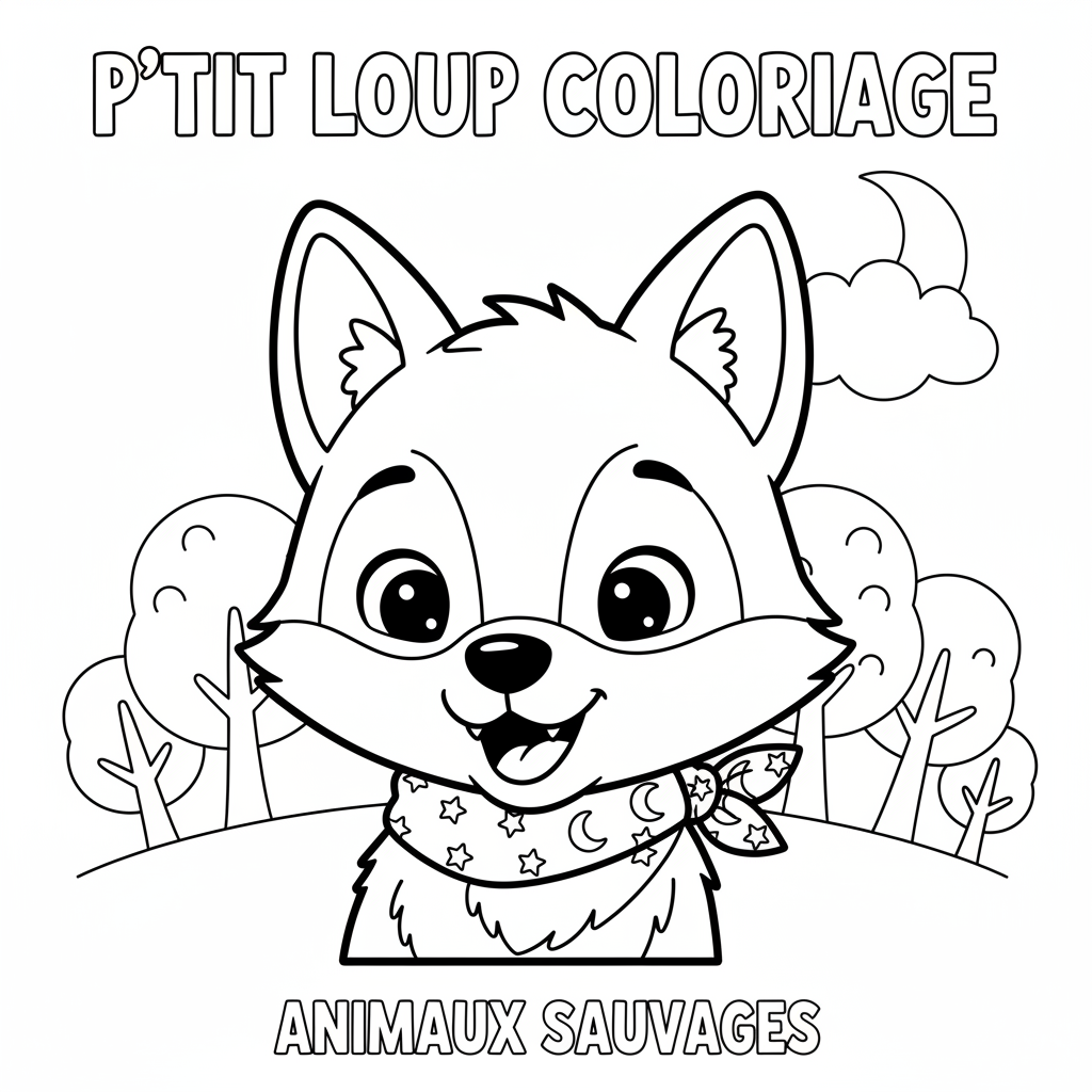 Coloriage p'tit loup coloriage 4