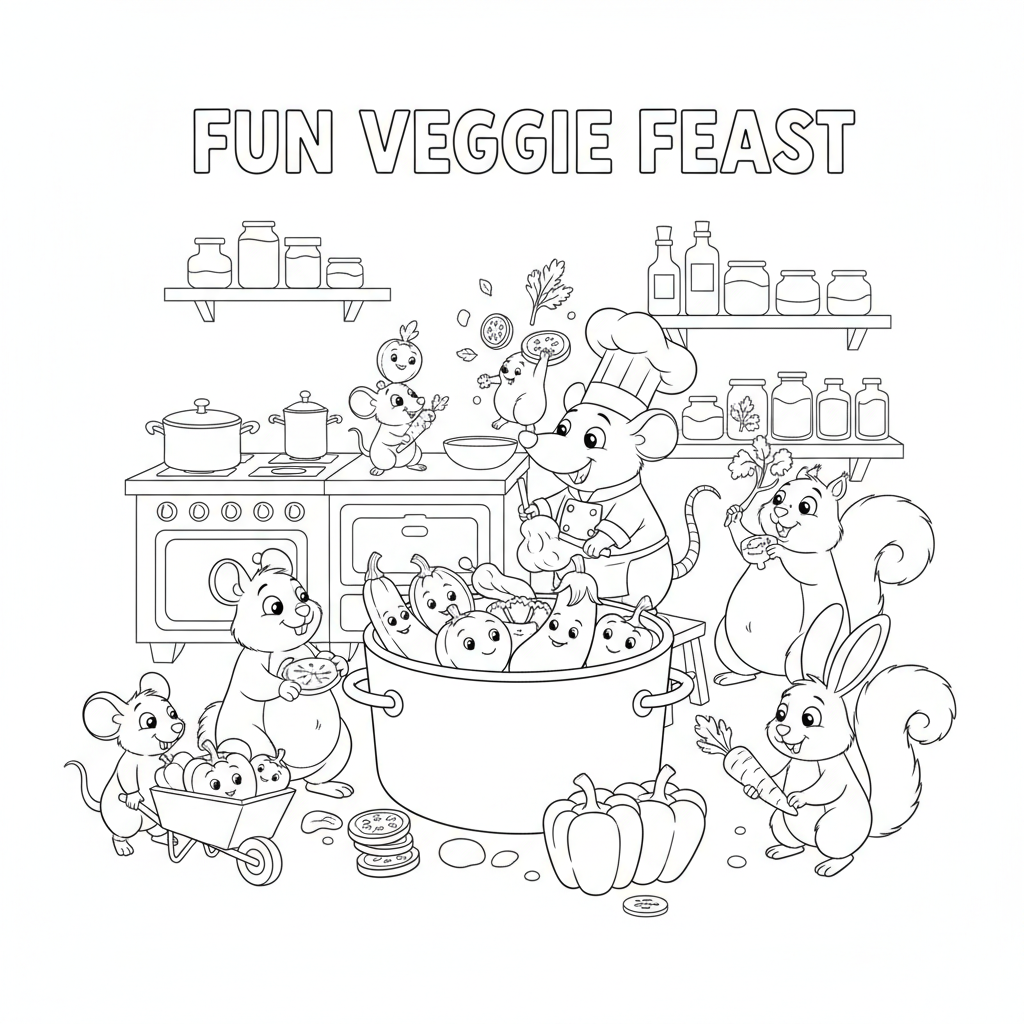 Coloriage ratatouille coloriage 5