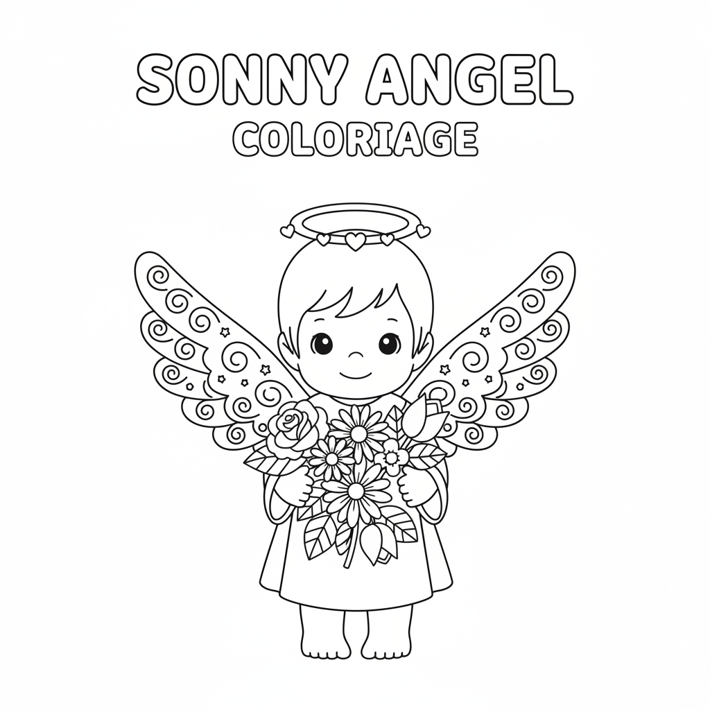 Coloriage sonny angel coloriage 2