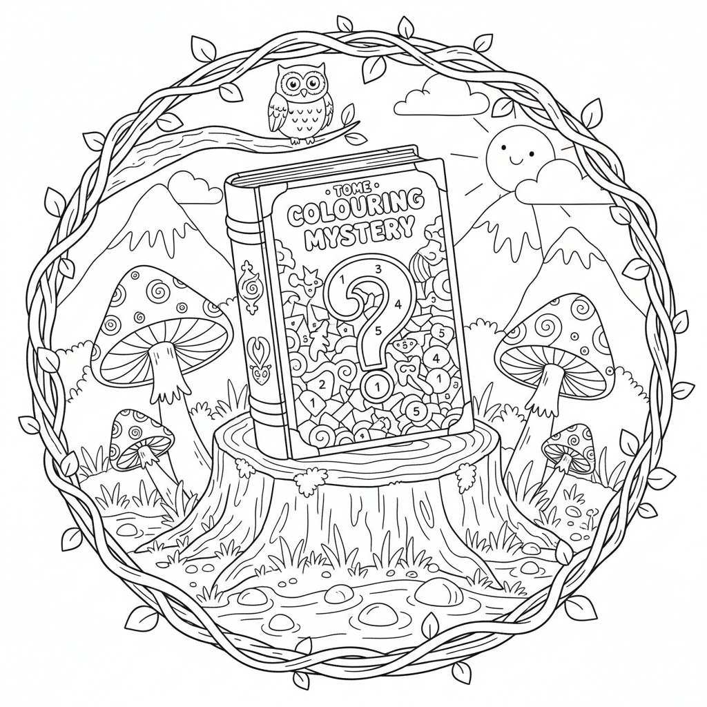 Coloriage tome coloriage mystere 3