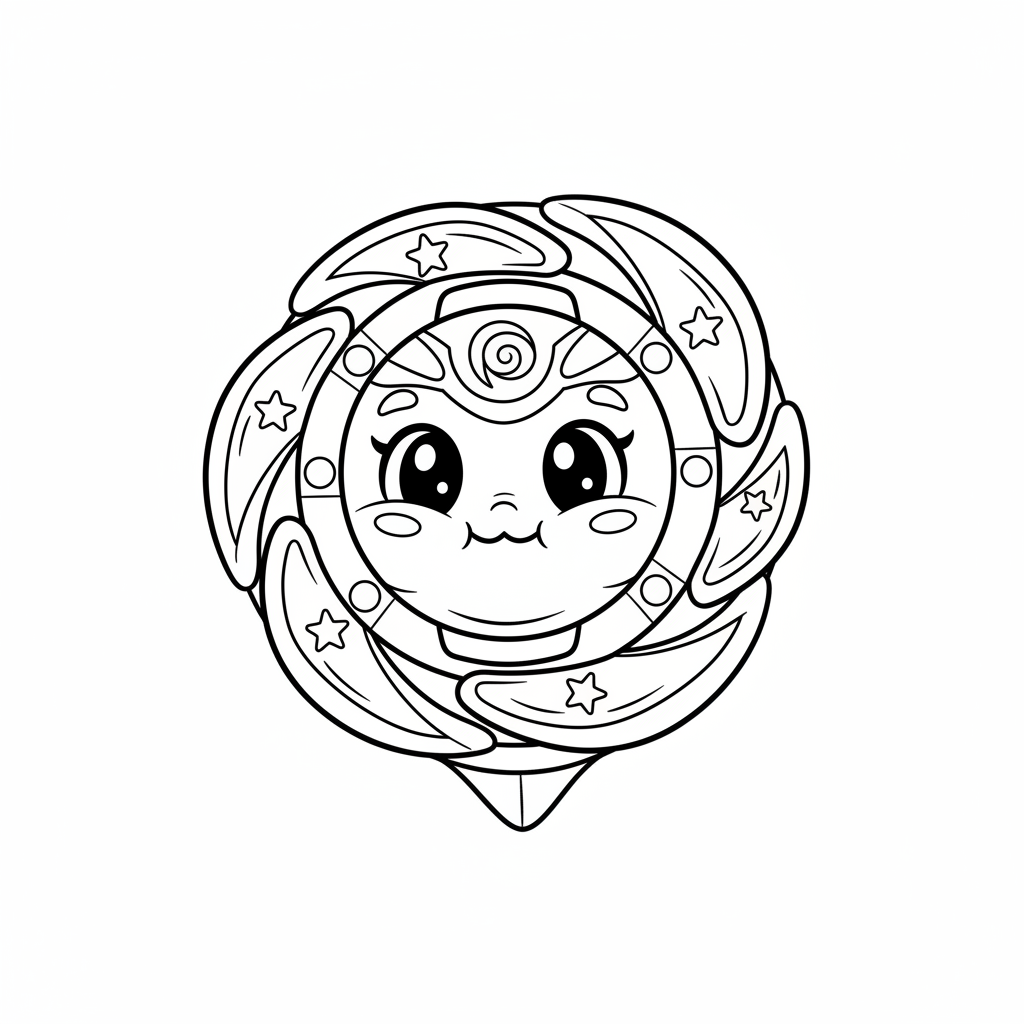 Coloriage toupie beyblade coloriage 4