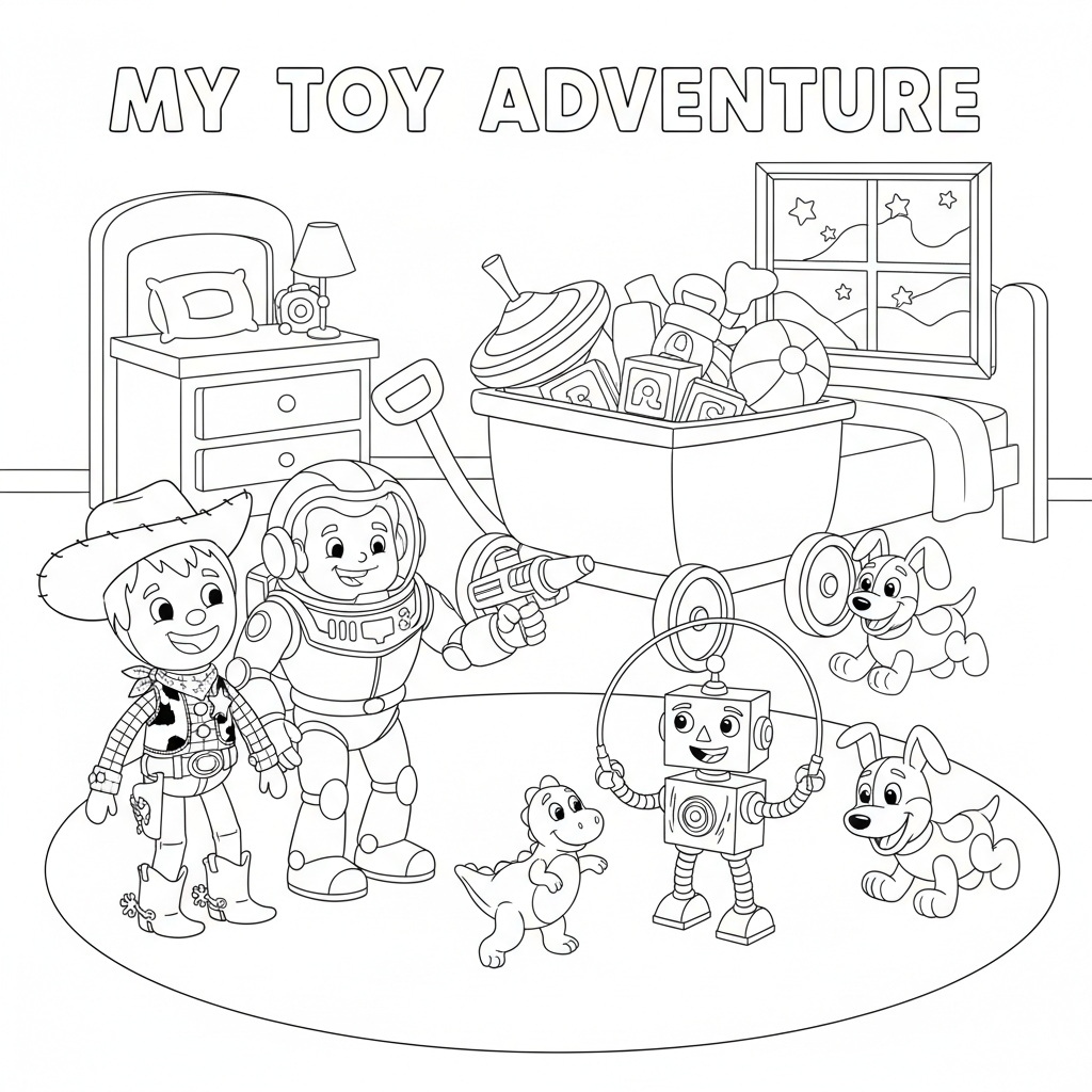 Coloriage toy story coloriage 2
