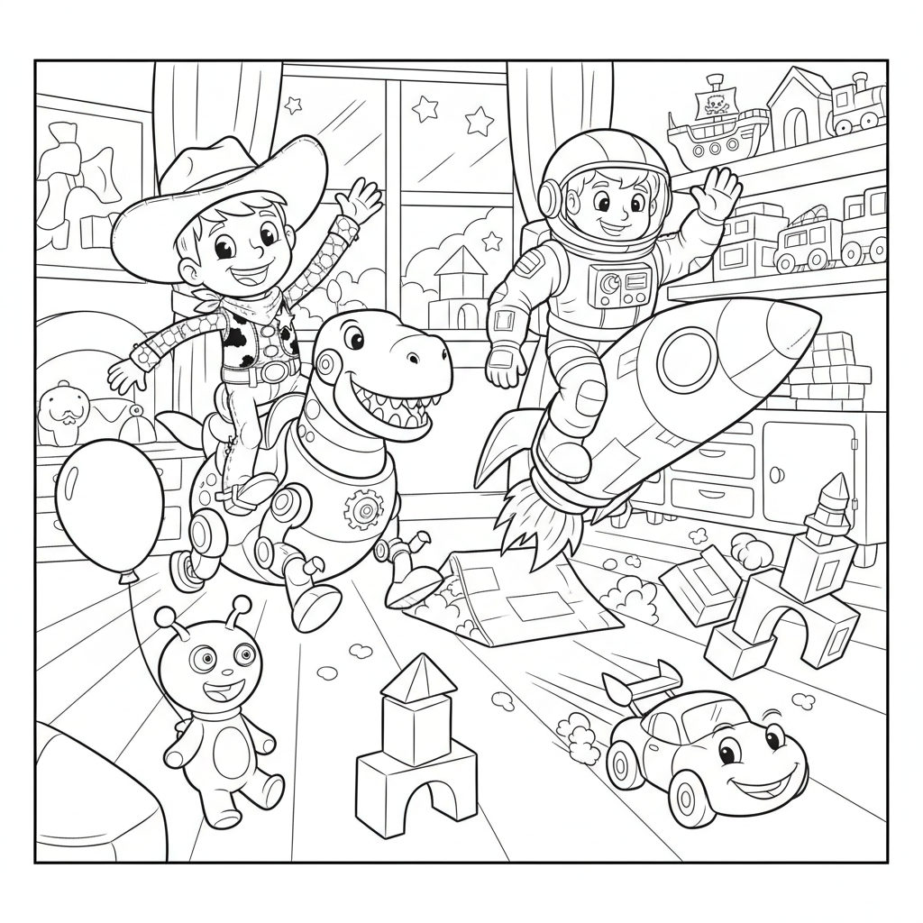 Coloriage toy story coloriage 5