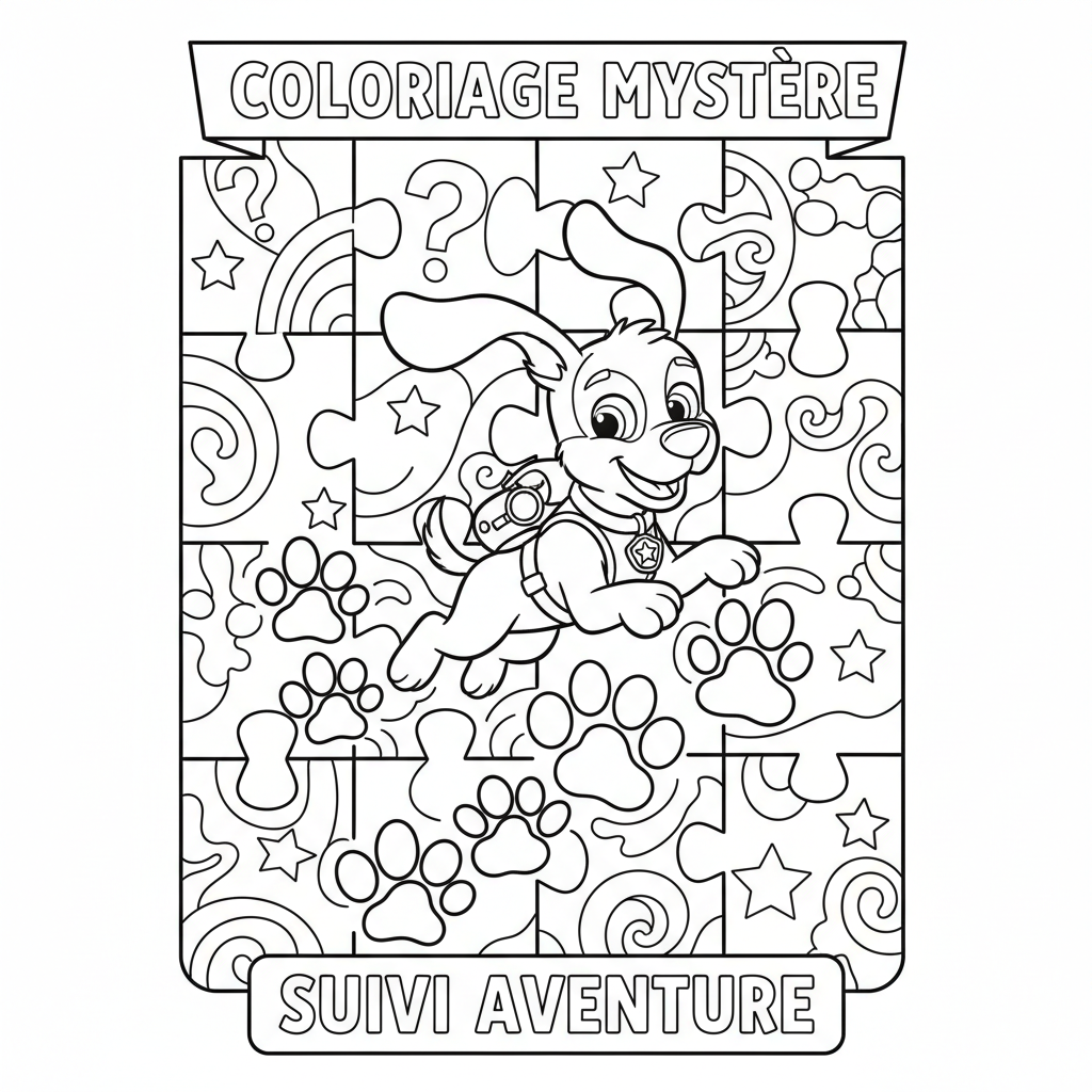 Coloriage tracker coloriage mystere 5