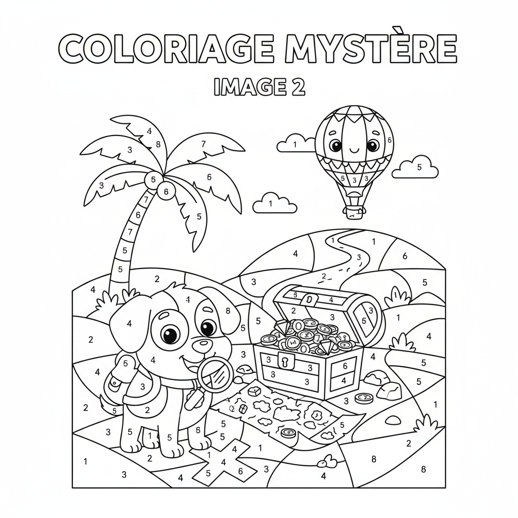 Coloriage trackers coloriage mystere 2