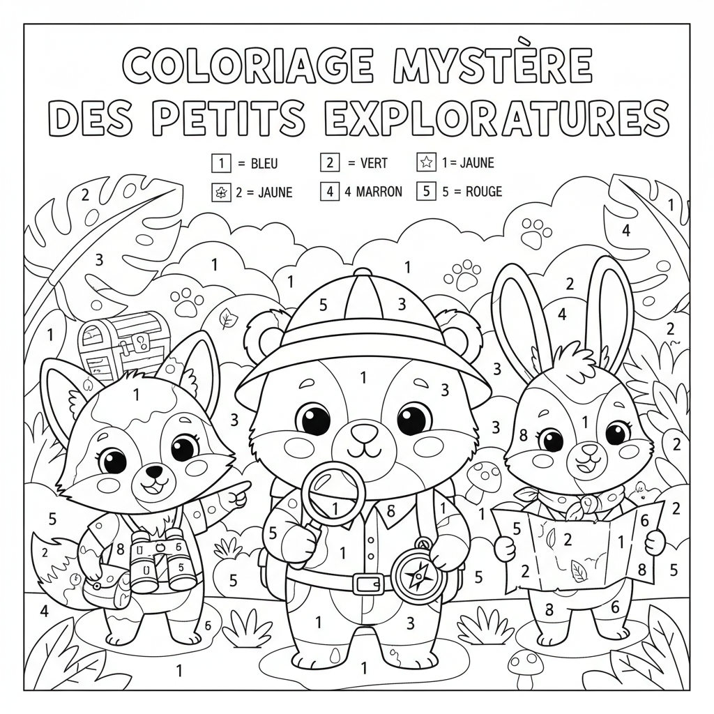 Coloriage trackers coloriage mystere 4